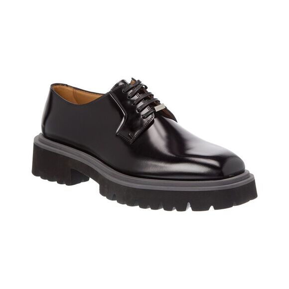 Ferragamo Flicker Leather Derby Black